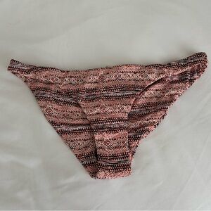 Volcom Aztec print bikini bottom